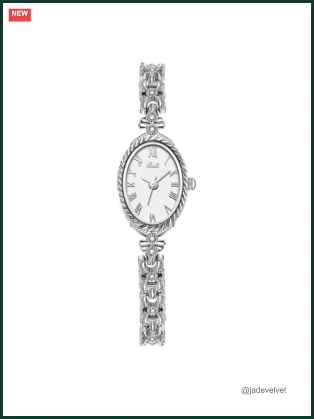 Vintage Gold Oval Quartz Watch for Women - Alloy Steel Band